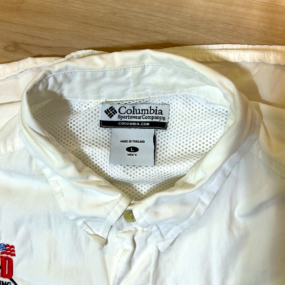 COLUMBIA Sportswear Company Men’s LG White National Guard Performance Fishing - Picture 11 of 11